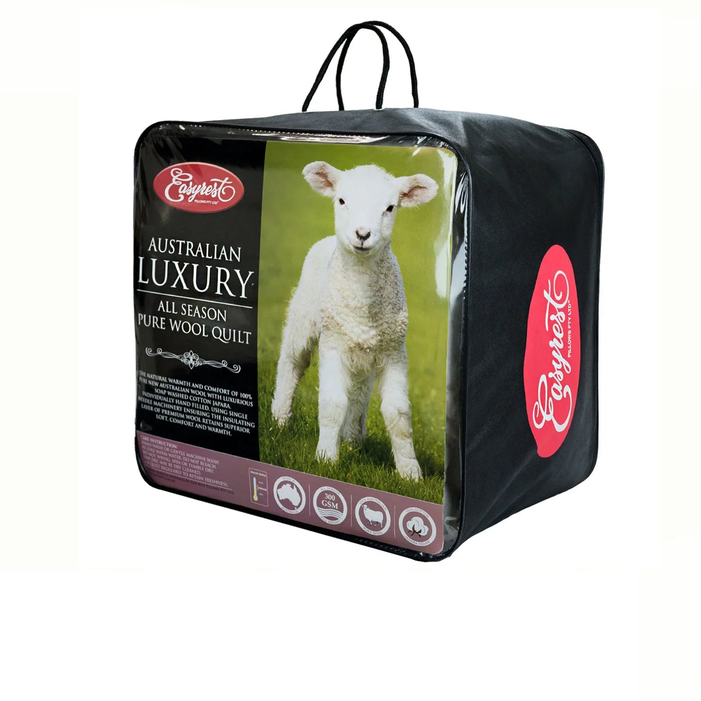 Easyrest 300GSM Easyrest Australian Wool Quilt Queen - Mekamart Australia