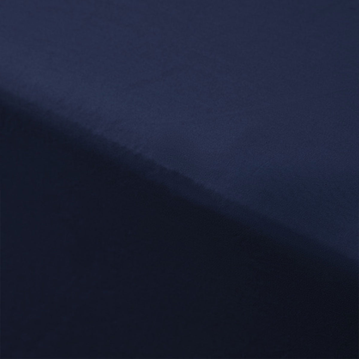 Accessorize 400TC Navy Bamboo Cotton Fitted Sheet 40cm Wall Double