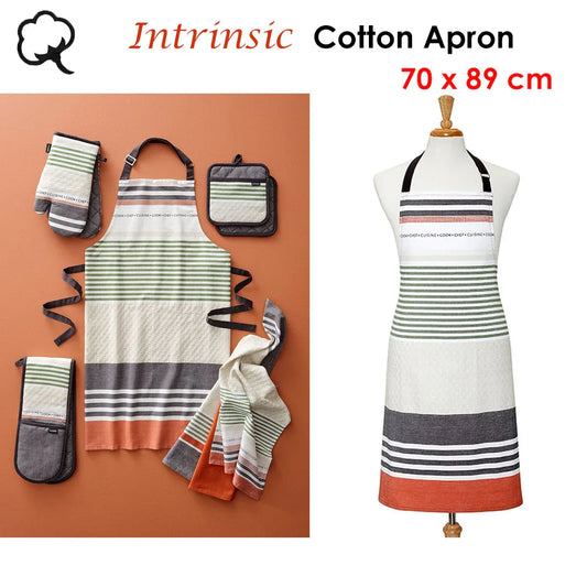 Ladelle Intrinsic Cotton Apron 70 x 89 cm - Mekamart Australia