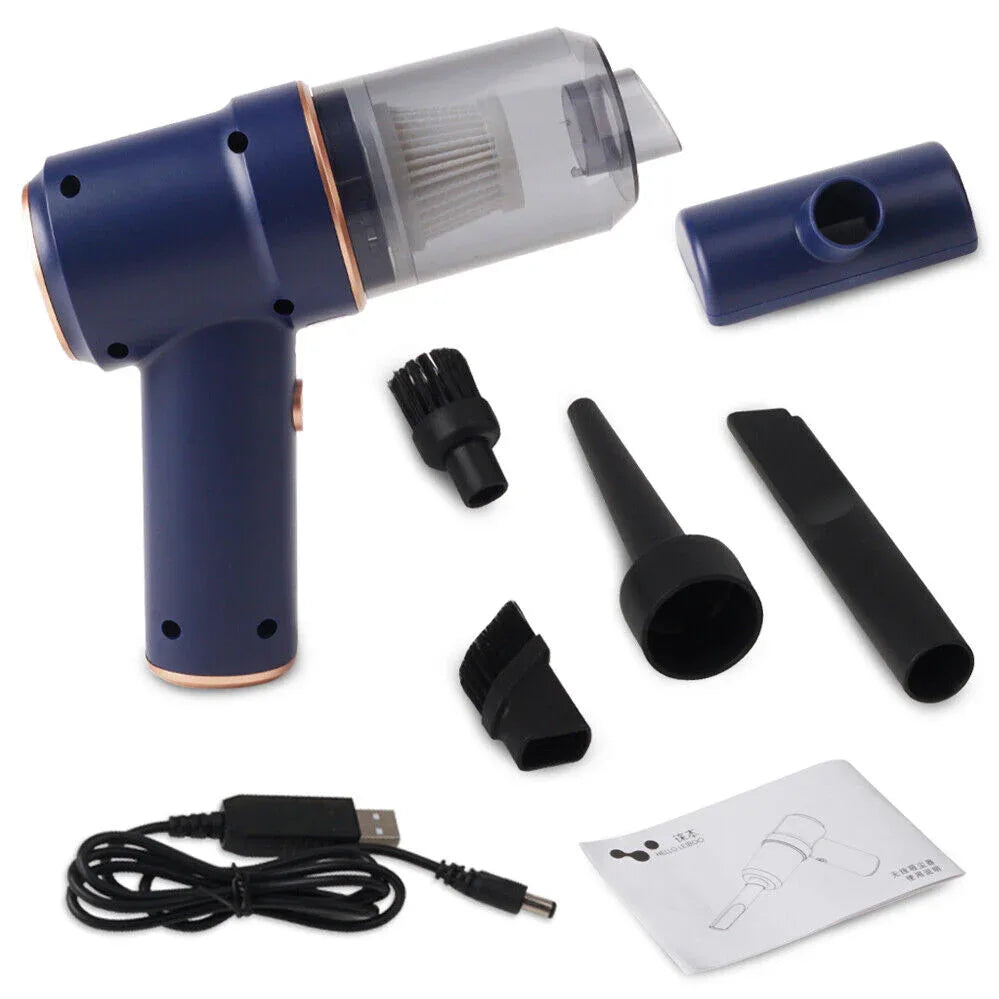 Portable Vacuum Cleaner Car Air Duster Handheld Cordless Home Car Dust Blower - Mekamart Australia