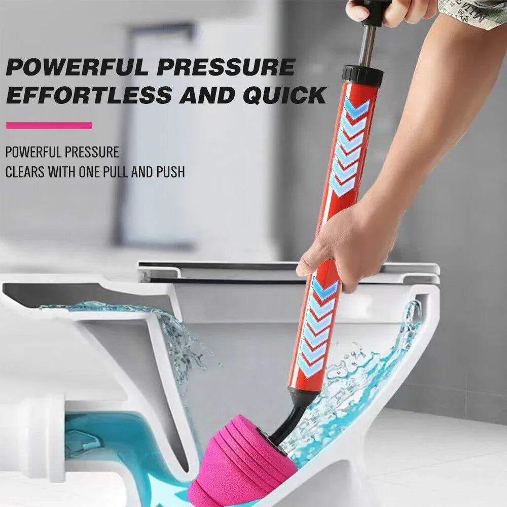 62cm High Pressure Toilet Unblock Toilet Pipe Plunger Bathrooms floor Drains - Mekamart Australia
