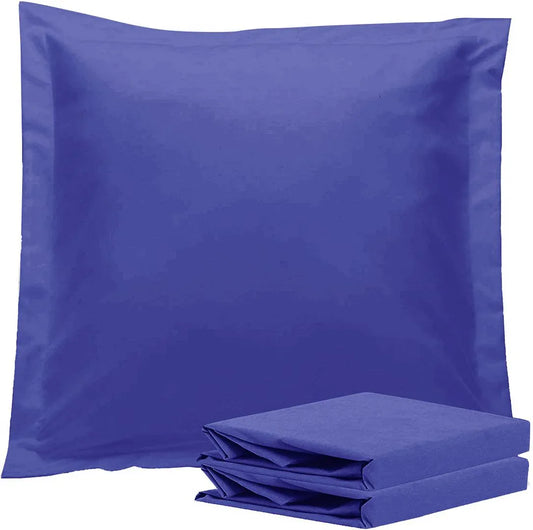 1000TC Premium Ultra Soft European Pillowcases 2-Pack Royal Blue - Mekamart Australia