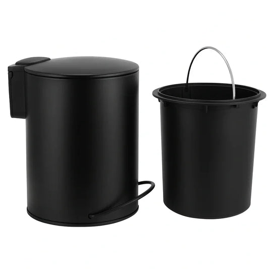 3L Soft Close Pedal Bin Black - Mekamart Australia