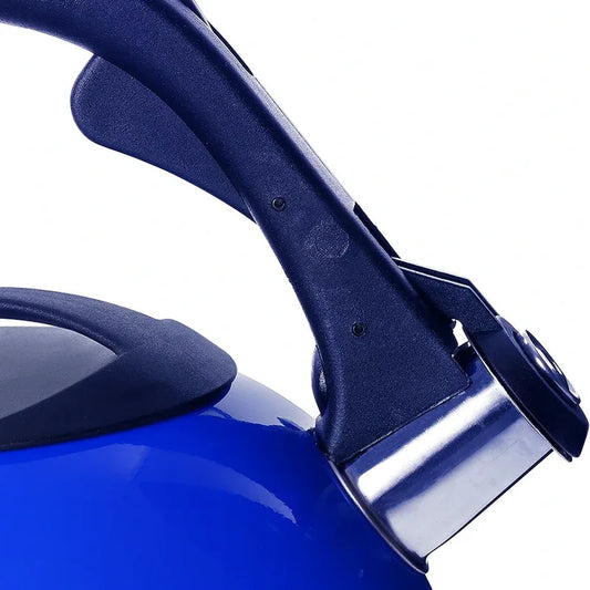 2.6L Stainless Steel Whistling Kettle blue - Mekamart Australia