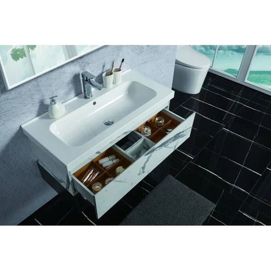 Zero wall hung bathroom vanity - Mekamart Australia