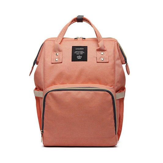 Luxury Multifunctional Diaper Nappy Backpack Maternity Mummy Changing Bag - Wavy Grain - Mekamart Australia