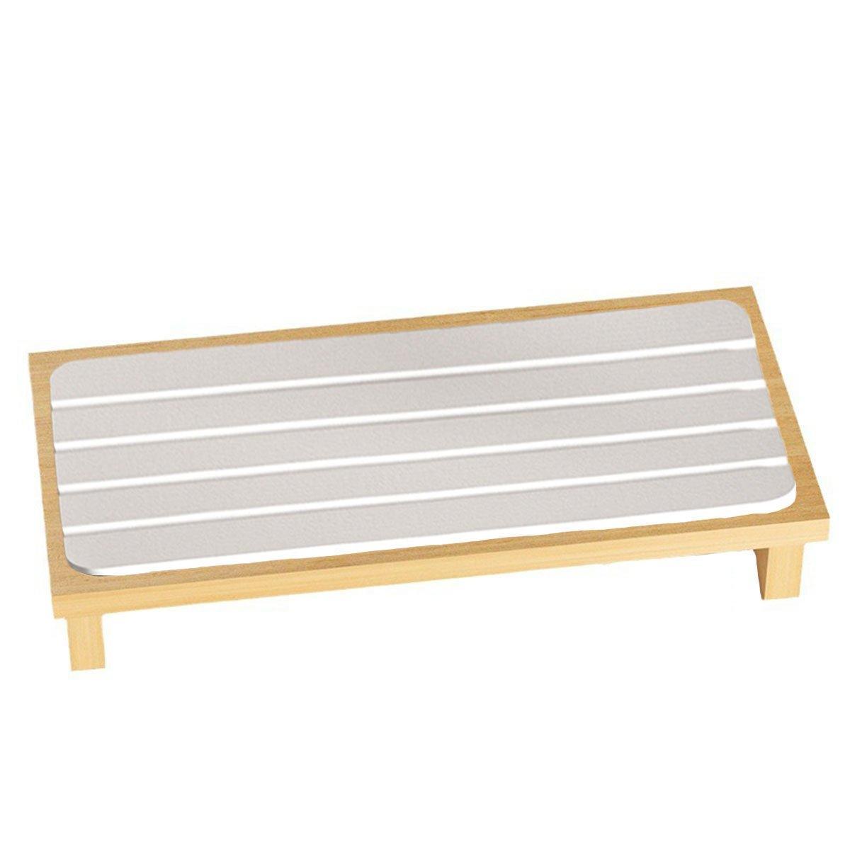 Countertop Absorbent Drainage Mat Sink Splash Pad Bathroom Tray Water Catcher - Dark Grey