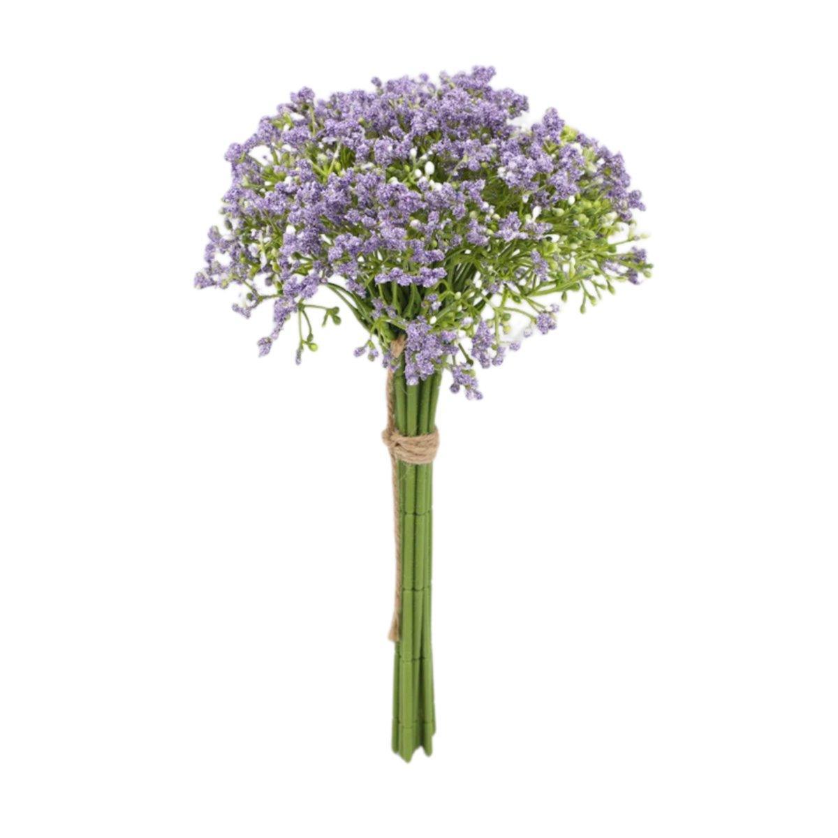 16pcs Artificial Foam Full Star Flowers Wedding Bouquet Home Decor Simulation - Purple