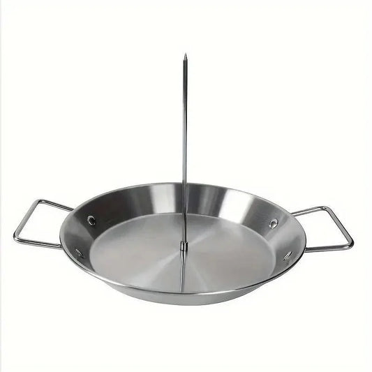 Stainless Steel Vertical Skewer Grill Pan Barbecue Kebab Rack Grill Cooking Tool - Mekamart Australia