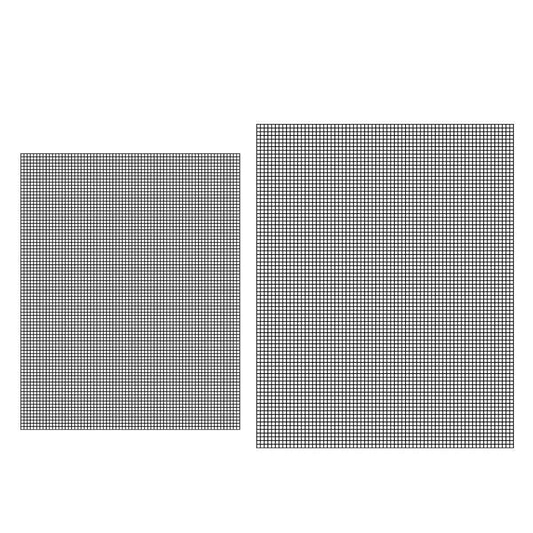 3/6/10PCS Non-Stick BBQ Grill Mat Mesh Liner Cooking Barbecue Sheet Baking Pad - 40X30cm-6PCS - Mekamart Australia