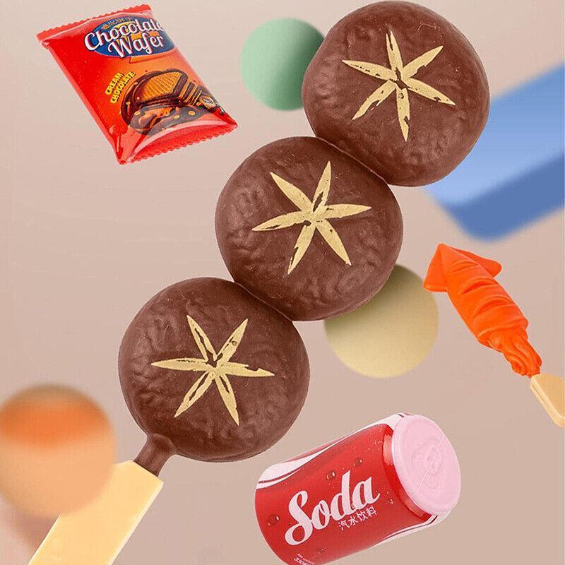 28PCS Pretend BBQ Grill Cooking Food Toy Set for Role Play