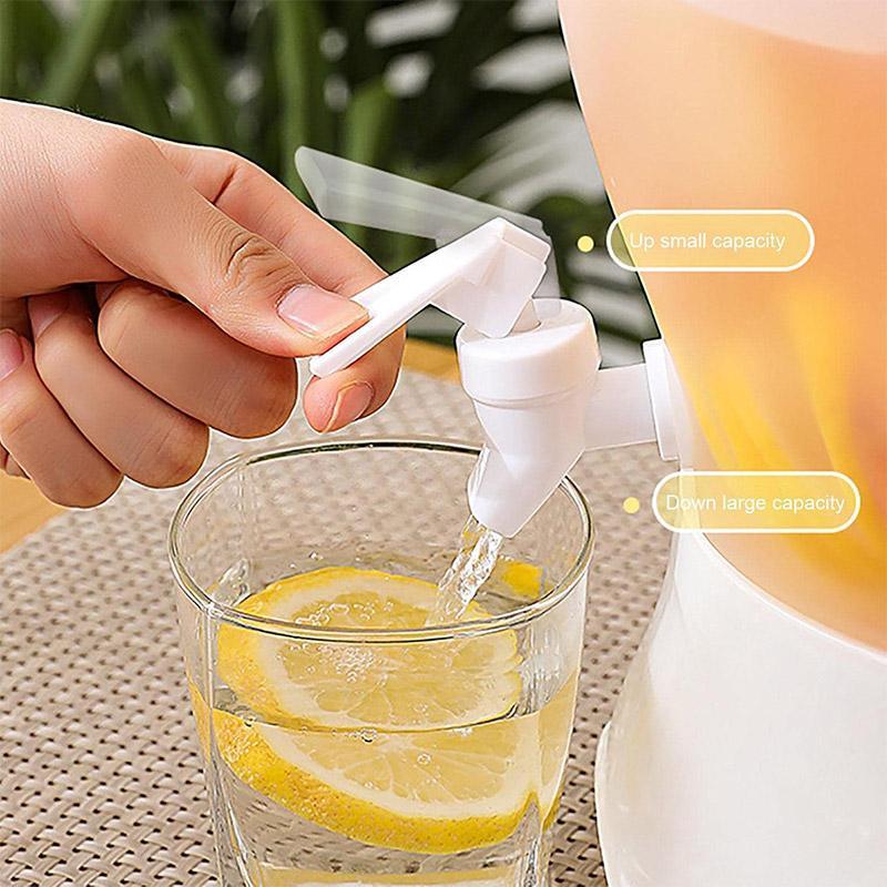 Jug With Tap Cold Water Container Lemonad Drink Dispenser for Refrigerator