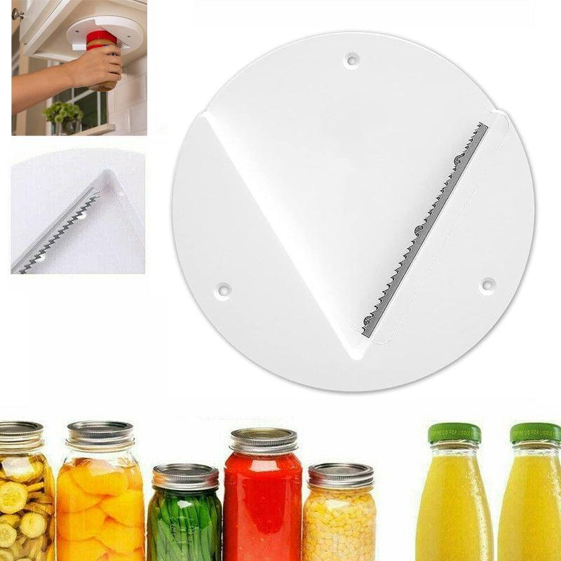 Under Cabinet Jar Opener Undermount Multipurpose Lid Gripper Bottle Opener Tools