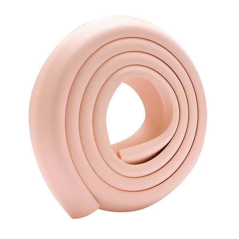 Foam Edge Guard Strip for Desks and Tables with Corner Protector Bumper Tape - Brown - Mekamart Australia