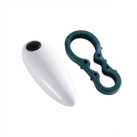 Electric Touch Can Opener with Jar Grip One-Touch Automatic Kitchen Tool