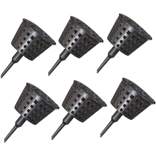 100x Plastic Fertilizer Baskets with Lid Balcony Gardening Tools Bonsai Supplies