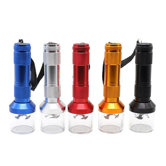 Electric Portable Pocket Metal Herb Weed Tobacco Grinder Spice Crusher Gift Au - Red - Mekamart Australia