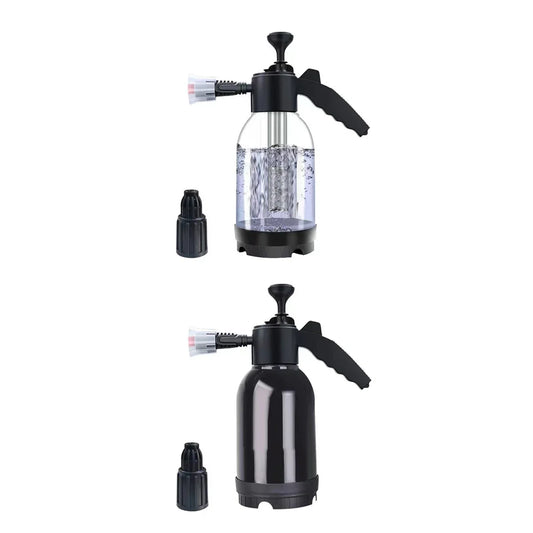 2L Car Wash Foam Sprayer Hand Held Pump Wash Spray Bottle Snow Foam Detailing - White - Mekamart Australia