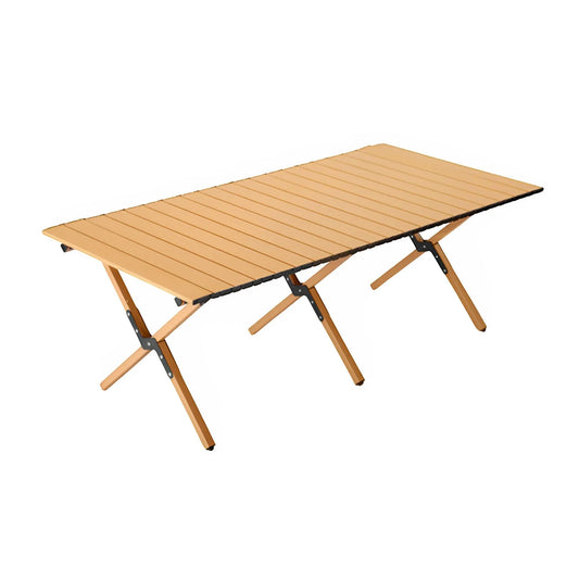 Folding Table Portable Picnic Camping Table Egg Roll Multi Function Outdoor - Mekamart Australia