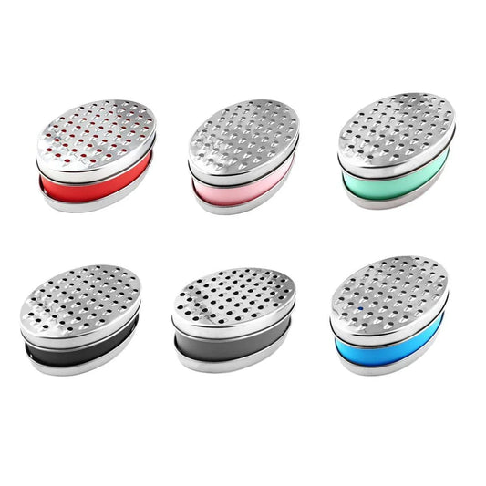 Stainless Steel Kitchen Cheese Grater with Container Storing Fruits Cheese Box - Red - Mekamart Australia