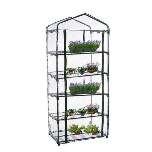 5 Tier Garden PVC Plant Insulation Warming Shed Conservatory Cover No Brackets