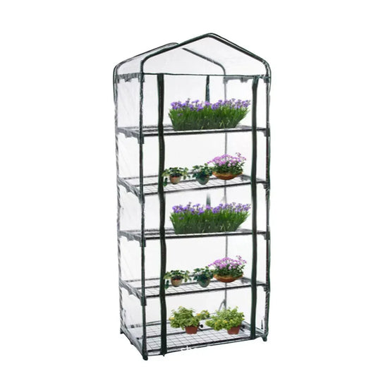 5 Tier Garden PVC Plant Insulation Warming Shed Conservatory Cover No Brackets - Mekamart Australia