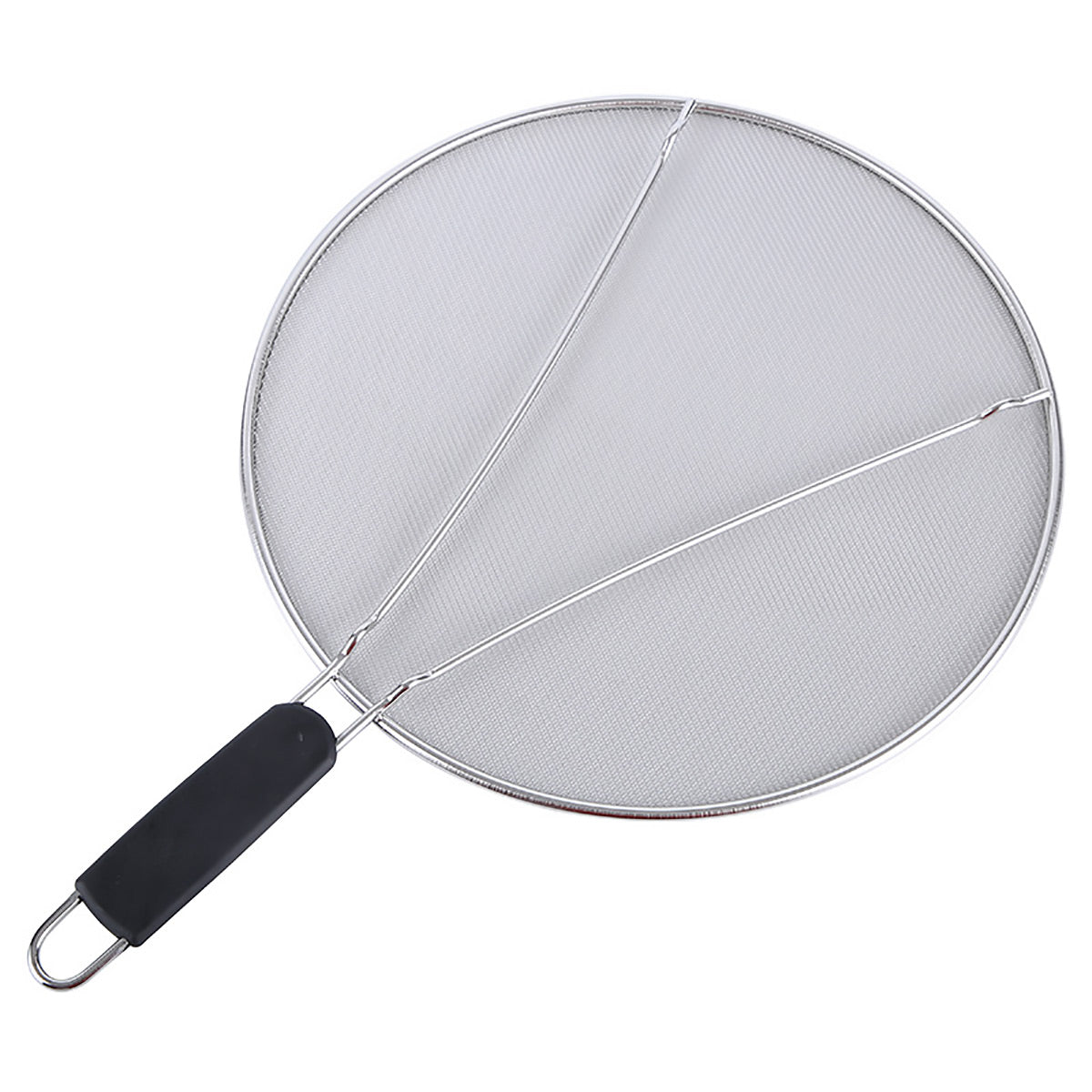Stainless Steel Mesh Cover Anti Scald Filter Screen Anti Splash Lid For Kitchen - 29cm