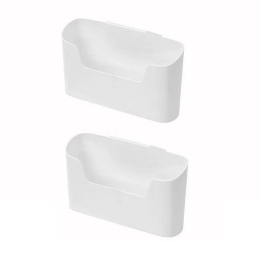 2PCS Wall Mounted Storage Rack Kitchen Bathroom Cabinet Door Sundries Holder