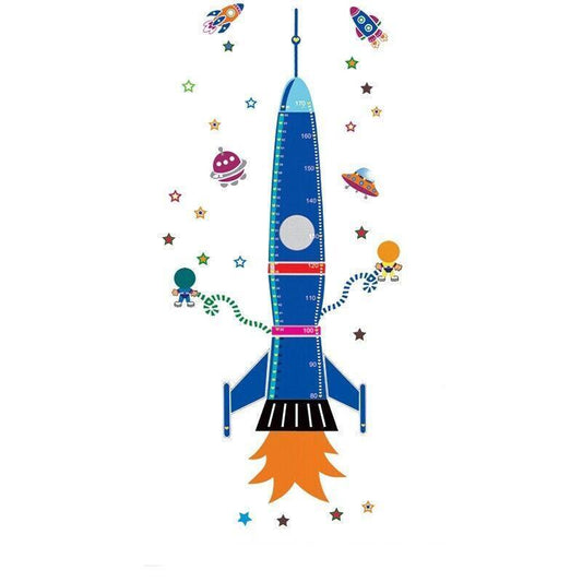 Removable Wall Height Chart Sticker Growth Measurement Ruler Decal for Wall Decor - A - Mekamart Australia