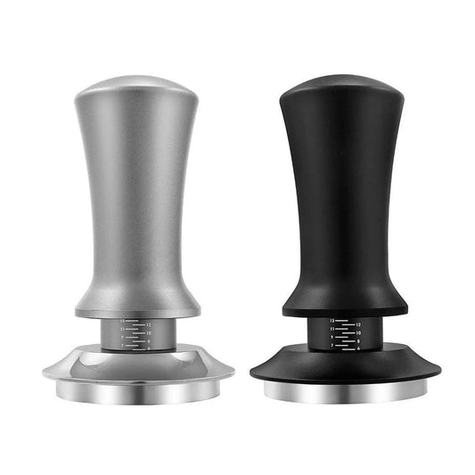 Adjustable Coffee Tamper with Scale Constant Pressure Espresso Powder Press Tool - Black-51mm - Mekamart Australia