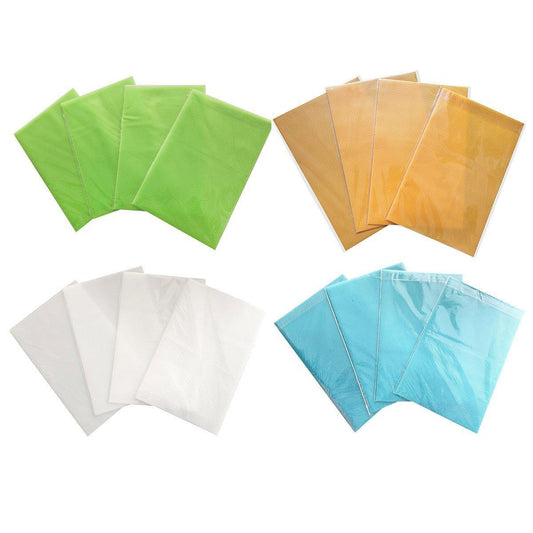 4PCS Cuttable Kitchen Anti-slip Mat Anti-fouling Refrigerator Drawer Liner Mat - Orange