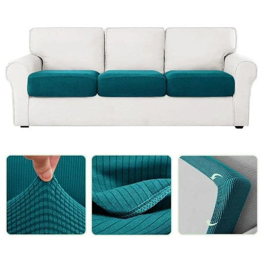 Stretch Sofa Slipcover 4 Seasons Universal Couch Protector Elastic Fabric Cover - Single-Navy - Mekamart Australia