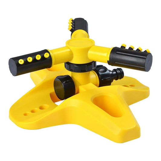 360 Degree Rotating Yellow Sprinkler Automatic Lawn Garden Watering System Villa - Mekamart Australia