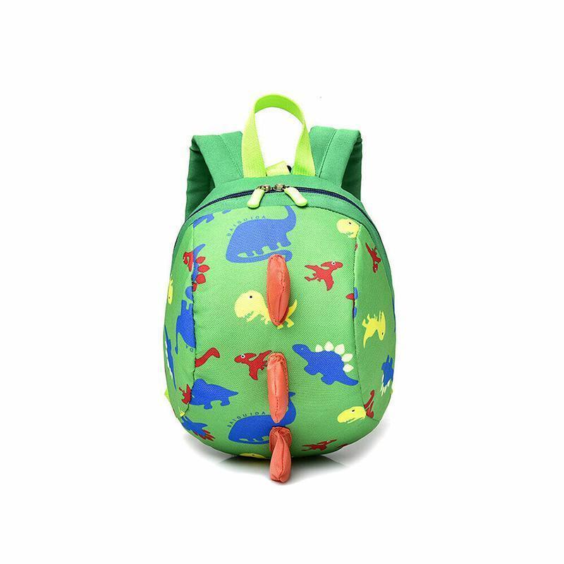 Kids Safety Harness Backpack Toddler Leash Dinosaur Bag Child Anti Lost - Green - Mekamart Australia