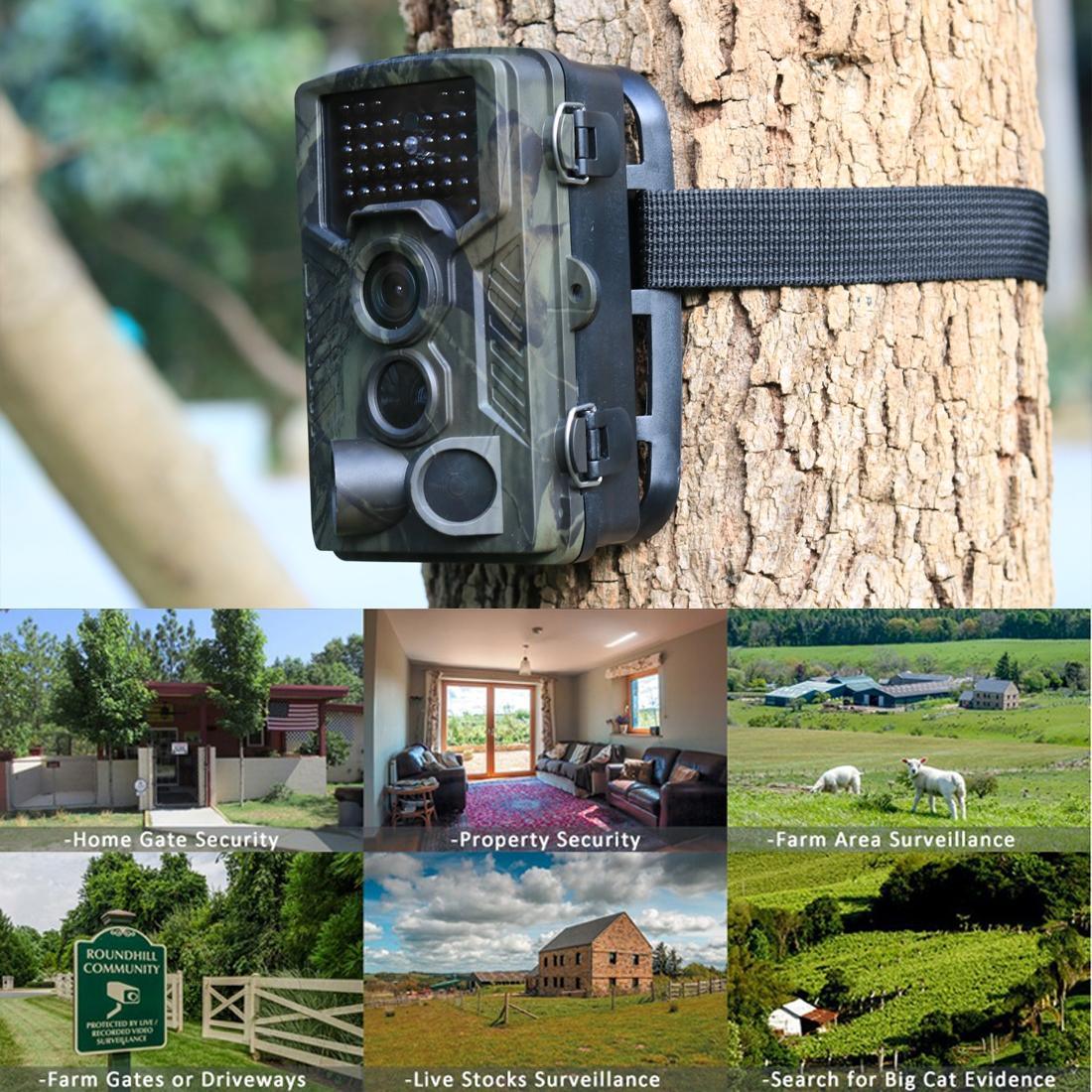8Mp Waterproof Trail Camera With Night Vision And Wide Angle Lcd - Mekamart Australia
