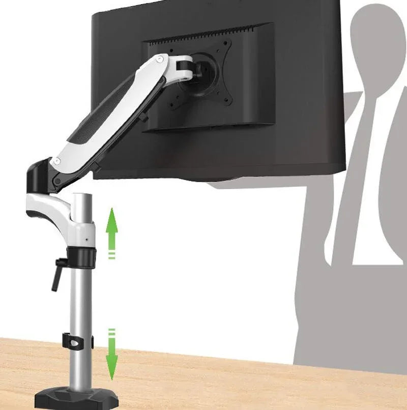 Adjustable Desktop Monitor Stand - Rotating - Mekamart Australia