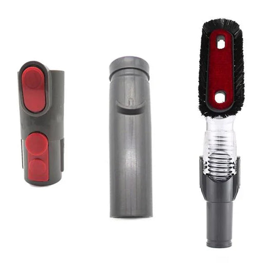 3-in-1 Bendable Anti-static Suction Head Kit for Dyson V6 / V7 / V8 / V9 / V10 Vacuum - Mekamart Australia