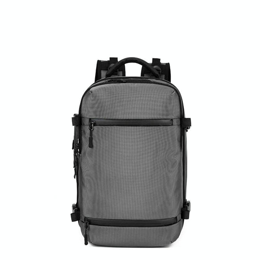 17 Inch Waterproof Usb Shoulder Backpack for Travel - Light Grey
