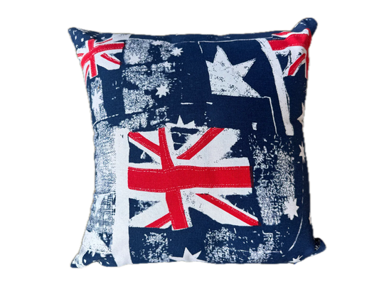 Australia Flag Pillow Cushion Cover Souvenir Australian Day - Mekamart Australia