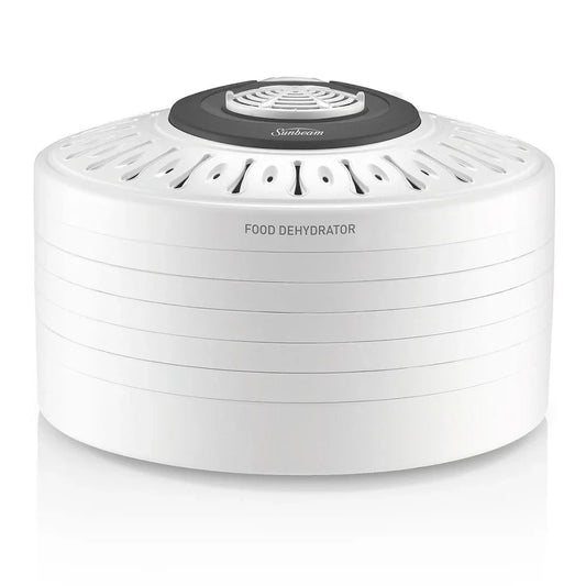 Sunbeam DT5600 Food Dehydrator 5 Stackable Drying Racks with Fruit Roll Tray - Mekamart Australia