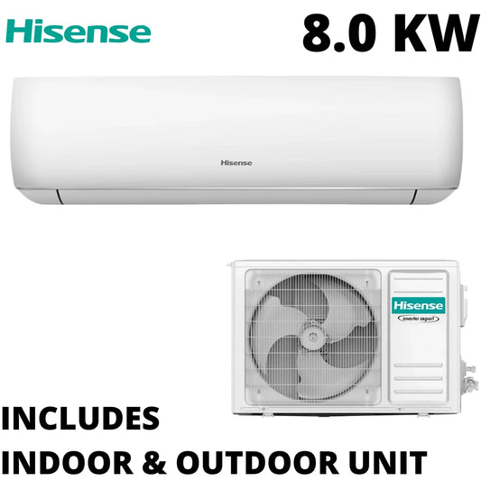 Hisense 8.0 KW V Series Reverse Cycle Air Conditioner Inverter AC (Indoor & Outdoor Unit) - Mekamart Australia