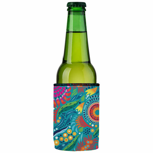 Australian Flowers II Stubby Cooler - Standard - Mekamart Australia