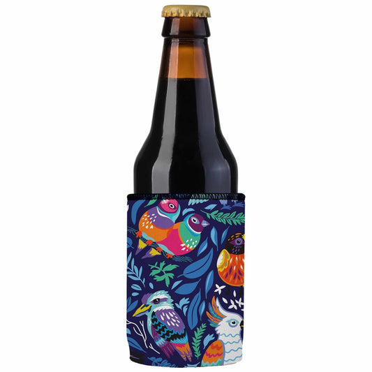 Aussie Birds IV Stubby Cooler - Standard - Mekamart Australia