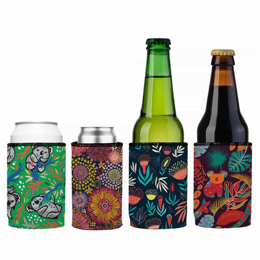 Home Among the Gum Trees Stubby Cooler 4-Pack - Standard - Mekamart Australia