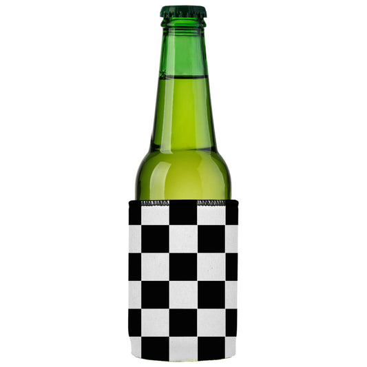 Large Checkerboard Stubby Cooler 2-Pack - Standard - Mekamart Australia