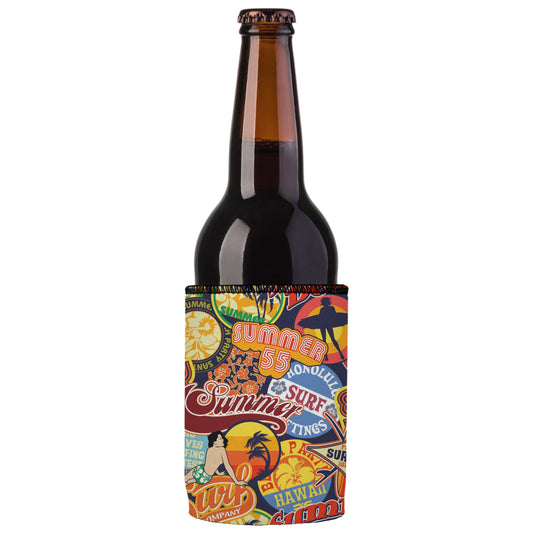 Vintage Summer Stubby Cooler - Standard - Mekamart Australia