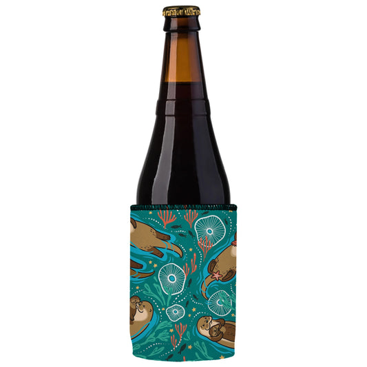 Sea Otters Chillin Stubby Cooler 2-Pack - Standard - Mekamart Australia