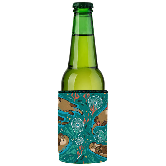 Sea Otters Chillin Stubby Cooler - Standard - Mekamart Australia