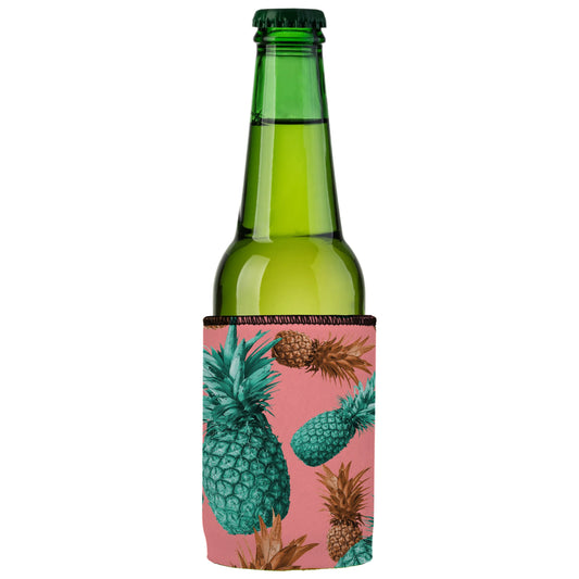 Mmm Pineapples Yummy Stubby Cooler - Standard - Mekamart Australia