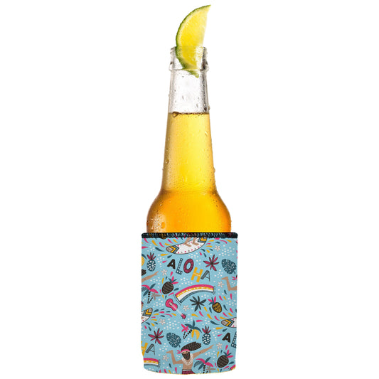 Surfing Aloha Stubby Cooler - Standard